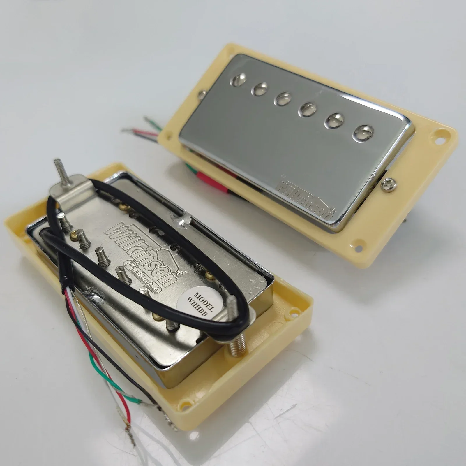 

HH Alnico 5 Humbucker Pickup Set for LP & SG Style Guitars – Upgrade Tone, Replacement Parts for Guitar Mods