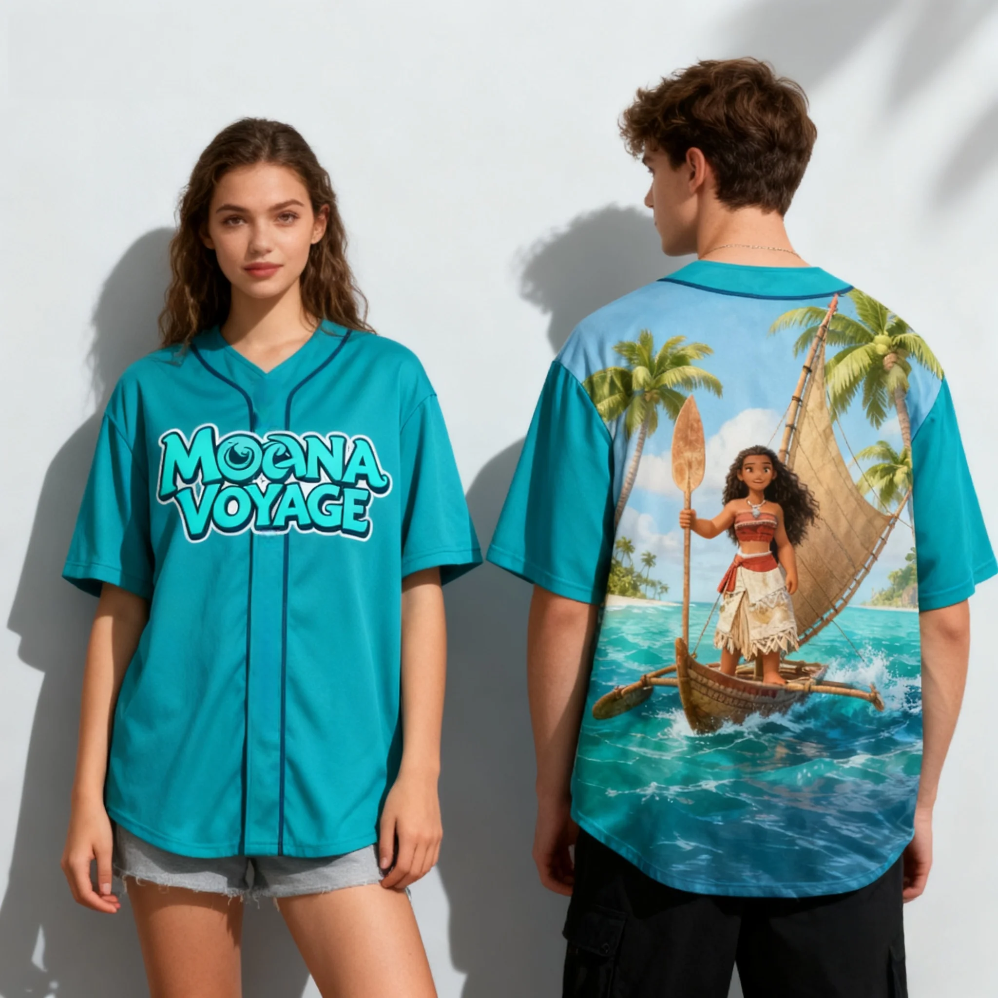 25/26 الأصلي ديزني المحيط مغامرة والأسد الملك فيلم الصيف البيسبول سترة المتضخم الأطفال الوالدين الطفل تي شيرت #3