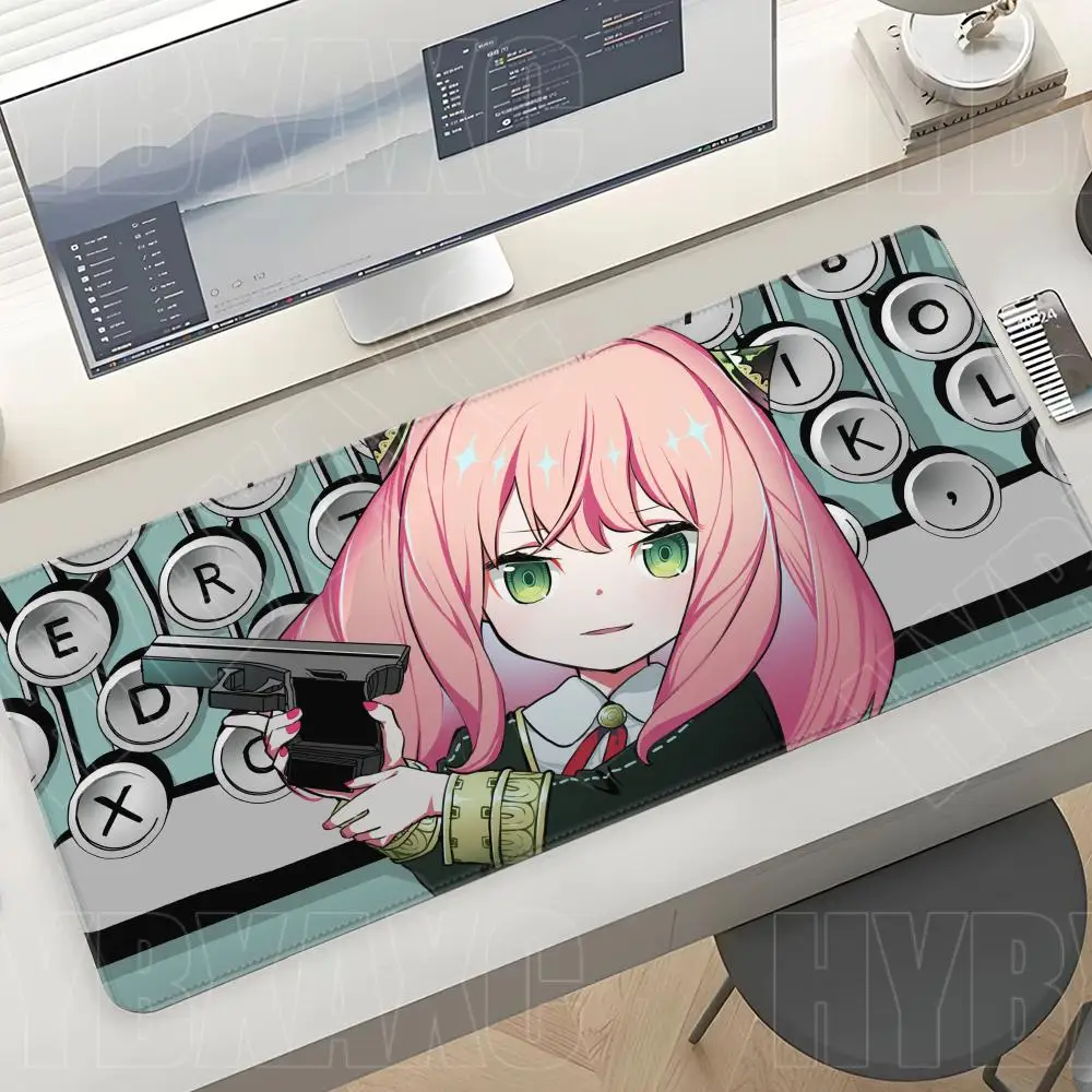 Anime Spy X Family Mouse Pad Anya Forger Loid Yor Bond Mousepad Computer Manga Keyboard Pad Large Gaming Accessories Desk Mat