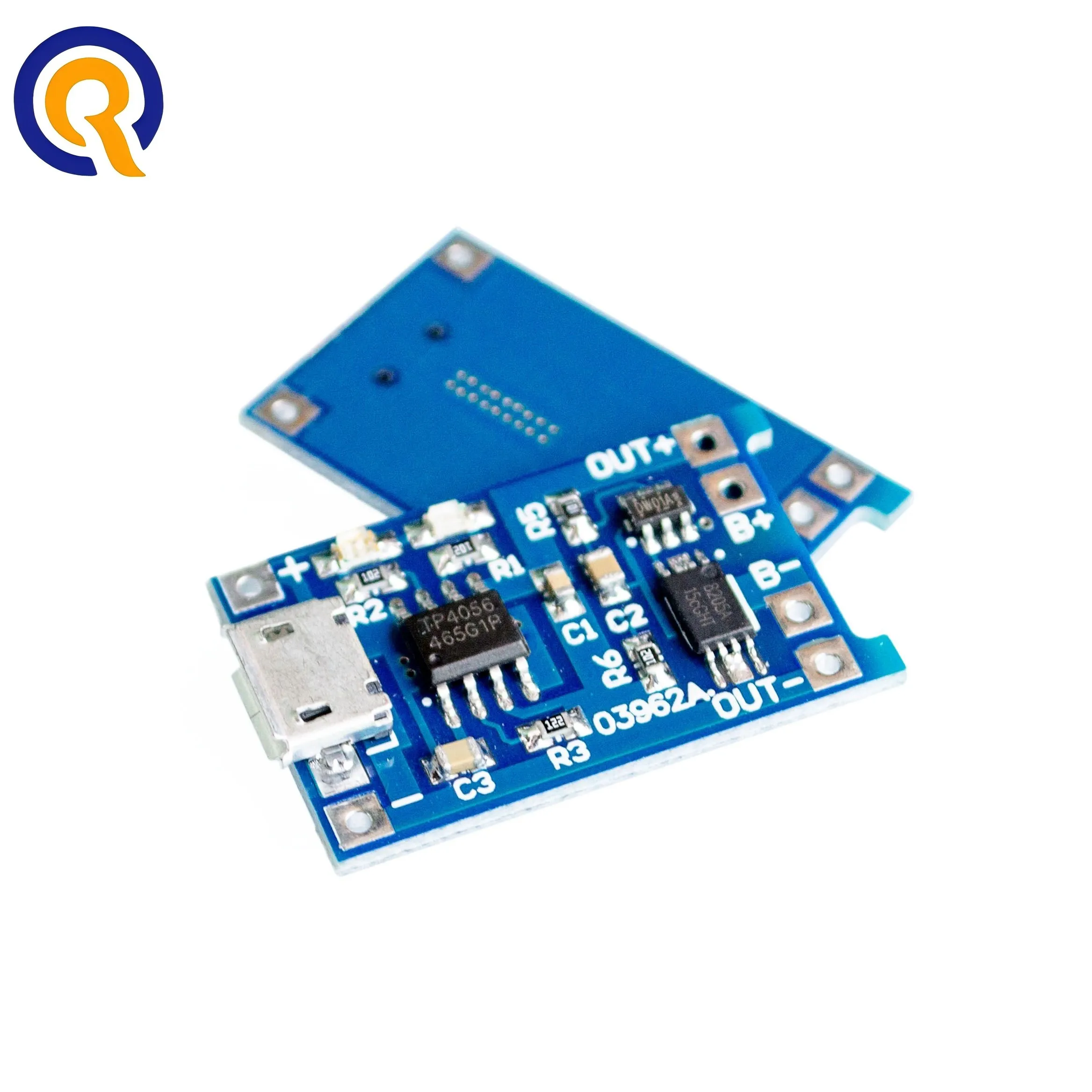 

100PCS TP4056 TC4056 Micro USB 5V 1A 18650 Lithium Battery Charger Module Charging Board Dual Functions Li-ion