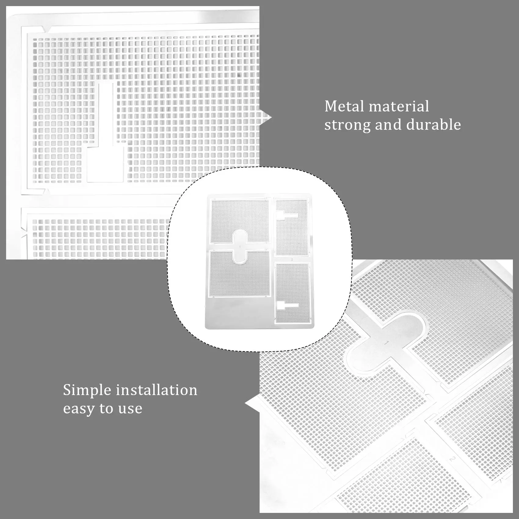 Red protectora de Metal decorativa, placa protectora de Metal blindado para 1/16 Heng Long German Tiger 3818 RC, piezas de mejora de tanque