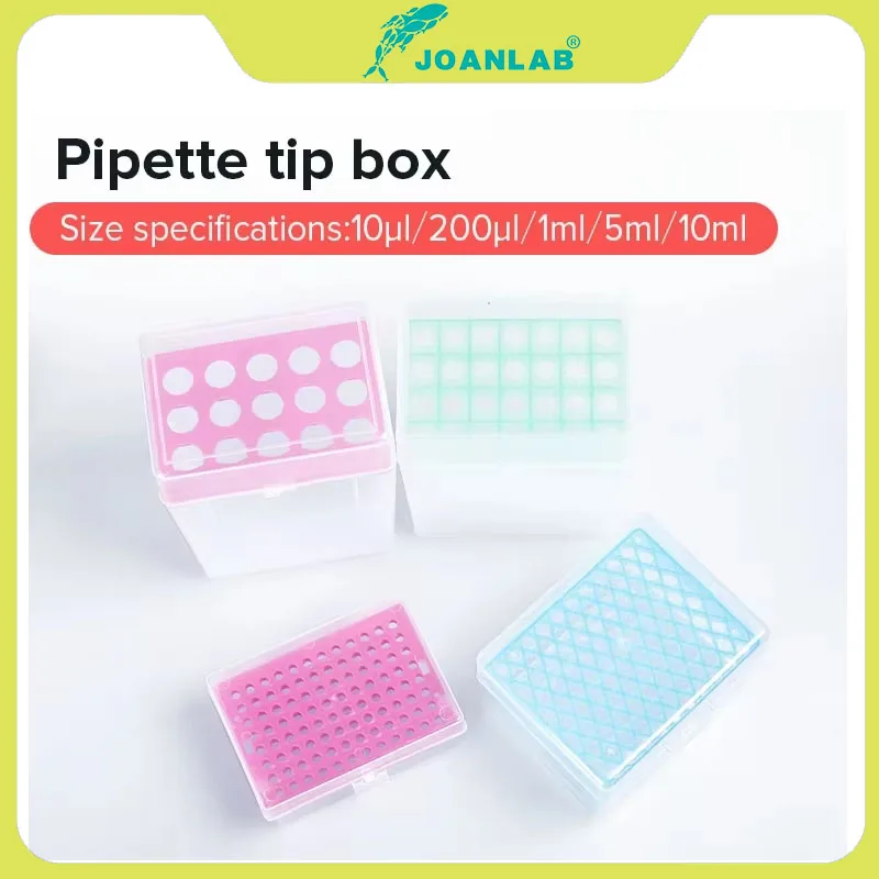 JOANLAB  Laboratory 10ul 200ul 1ml 5ml 10ml Micropipette Plastic Pipette Box Laboratory Equipment