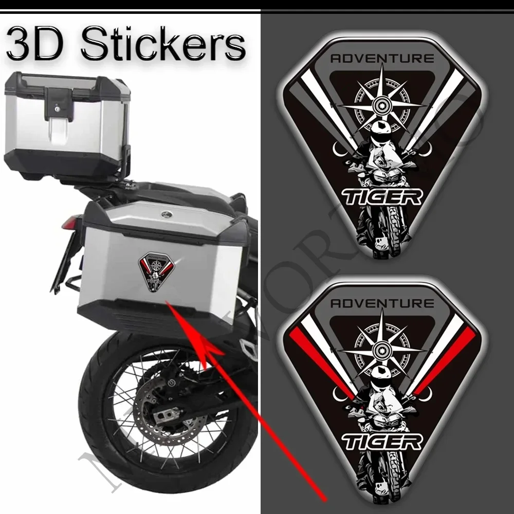 3D Stickers Decals Windshield Windscreen Screen Wind Deflector Tank Pad Grips For Triumph TIGER 660 800 850 900 1050 1200