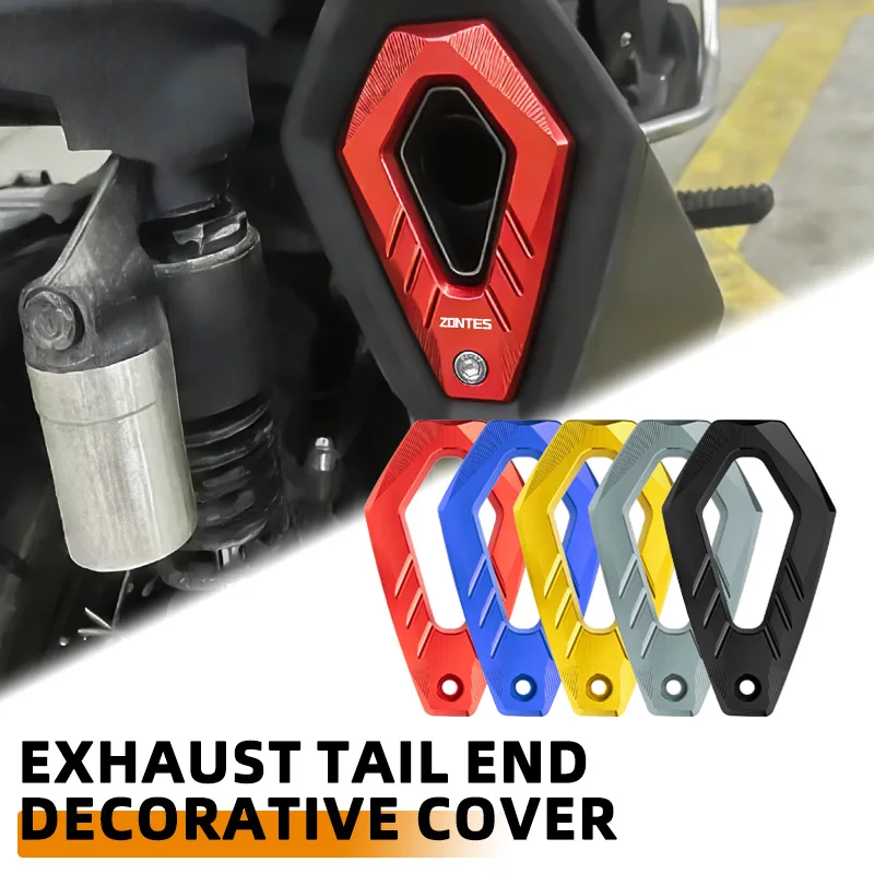 For ZONTES Zontes 368G 368-G 368G 368g Motorcycle Modified Accessories Exhaust Pipe Protective Decorative Exhaust Pipe Tip Cover