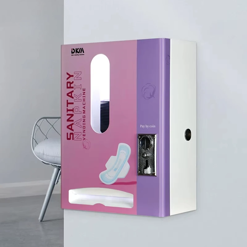 

DKMVedning, модные салфетки для женщин, машины, многофункциональные монеты, гигиенические прокладки, диспенсер для торгового автомата