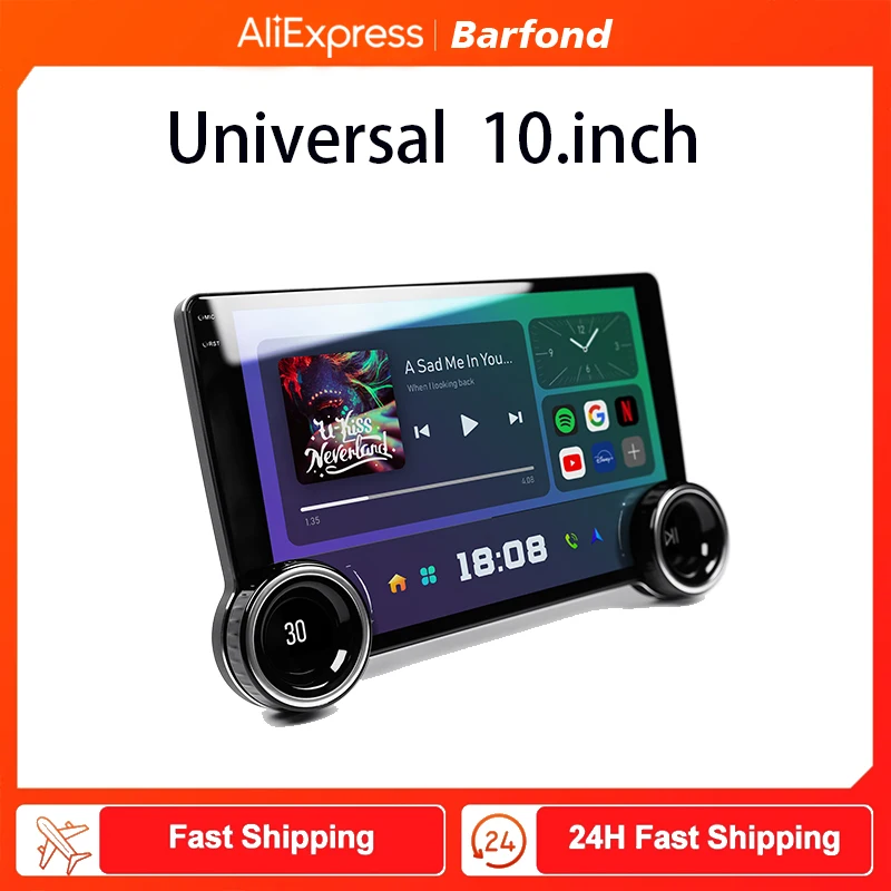 Barfond 10.1inch   X80  Universal  Car Radio Multimedia Video Player Navigation stereo GPS Android 2din dvd wifi