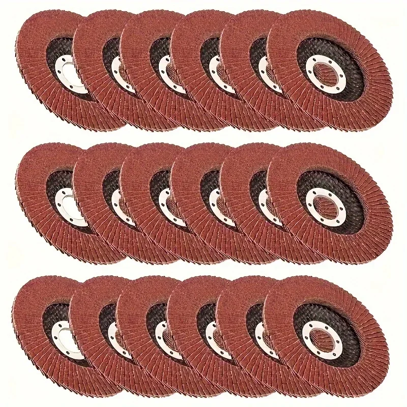 

1pc 4.5 Inch Flap Discs - 40 60 80 120 Grit Grinding Discs 4 1/2 Assorted Sanding Grinding Wheels,Aluminum Oxide Abrasives