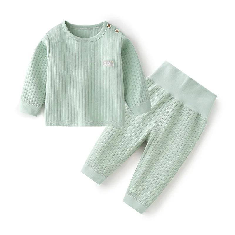 2Piece Spring Fall Newborn Stuff Infant Girls Boys Clothes Casual Cotton Long Sleeve Tops+Pants Baby Luxury Clothing Set BC2466