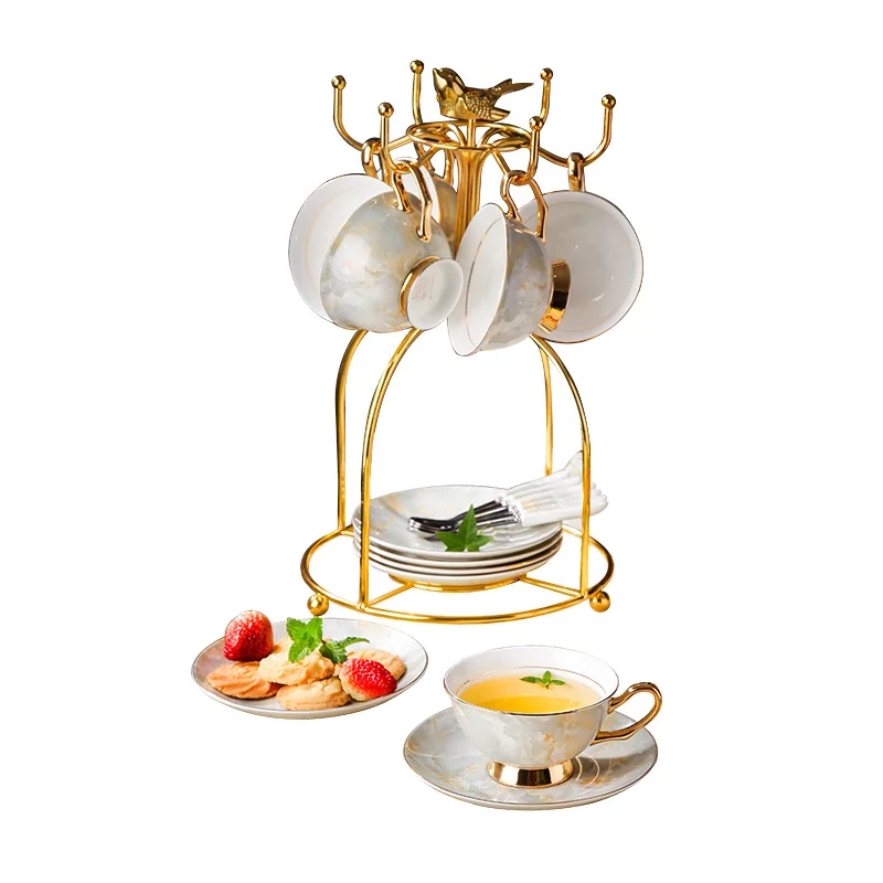 

English style, ceramic, afternoon tea, teacup, glass, set, fruit, candle, heating