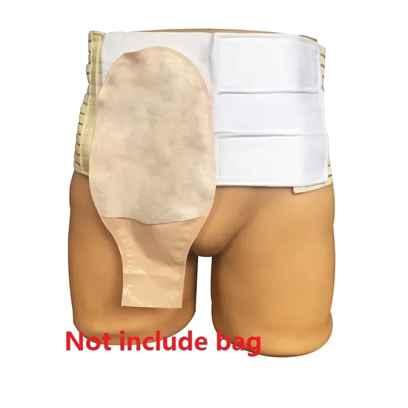 S/m/l/xxlostomia cinto abdominal cinta suporte de cintura usar no estoma abdominal para fixar saco evitar hérnia parastomal cinta traseira