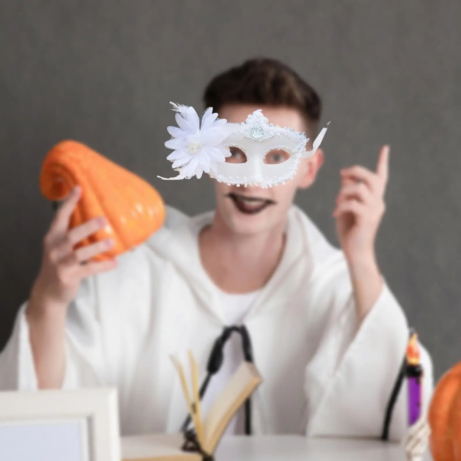 Masque de ixd'Halloween à LED, Accessoires de Costume