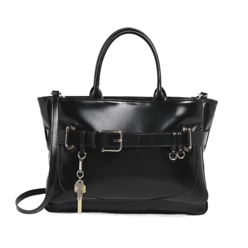 

Роскошный дизайн, большая вместительная ручная мотоциклетная сумка, дизайн ремня, высококачественная сумка через плечо из искусственной кожи для покупок