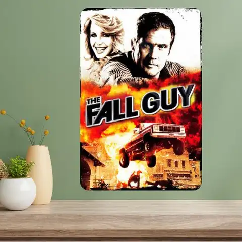 The Fall Guy Classic TV Show Metal Poster Sign