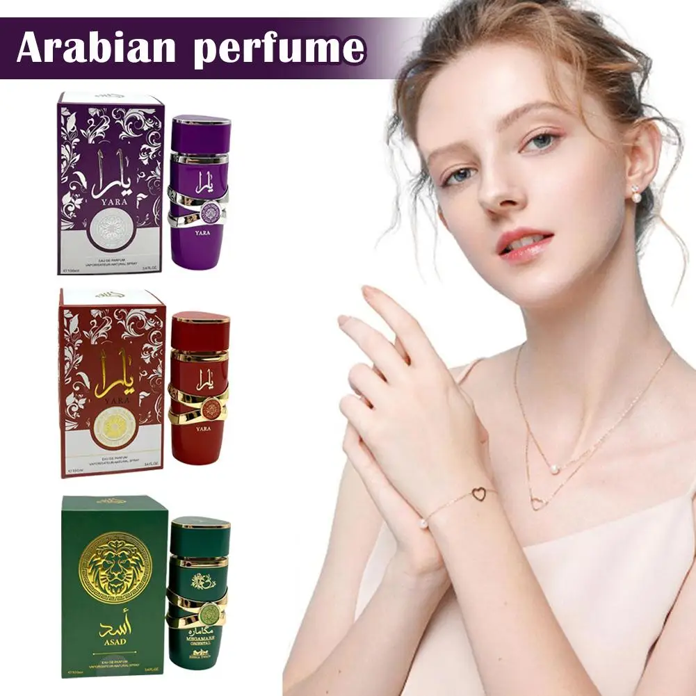 100ml Fragrance for Men Original Perfume Spray Deodorant for Men and Women Gift Yara Moore Douce Asad A Lasting Date Deodorants