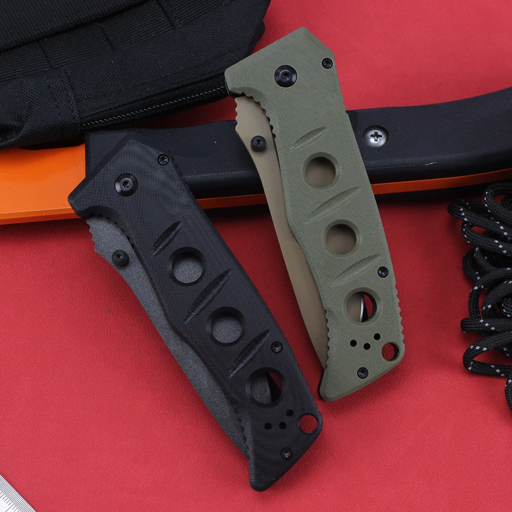 Tactical BM 275 Folding Knife 9cr18mov Steel Outdoor Multipurpose Portable Military Survival Knives Self-defense Hunting Tool