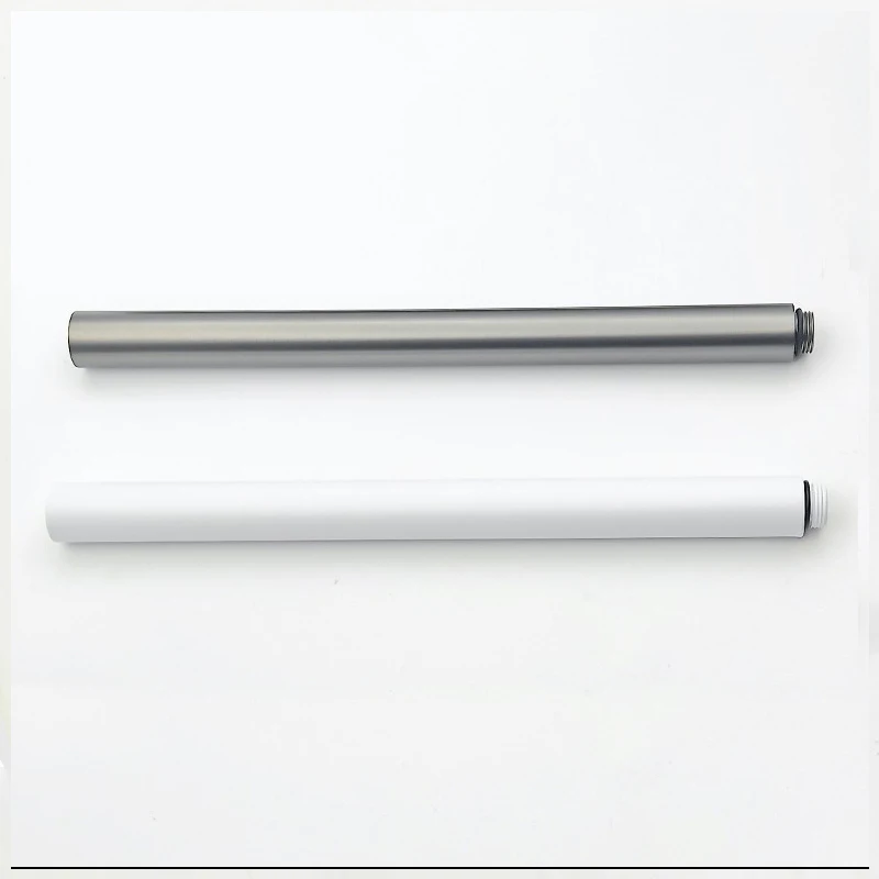 30cm Round Shower Extension Rod Shower Bracket Shower Extender Gray Extension Tube Extra Extend Tube Bathroom Accessories