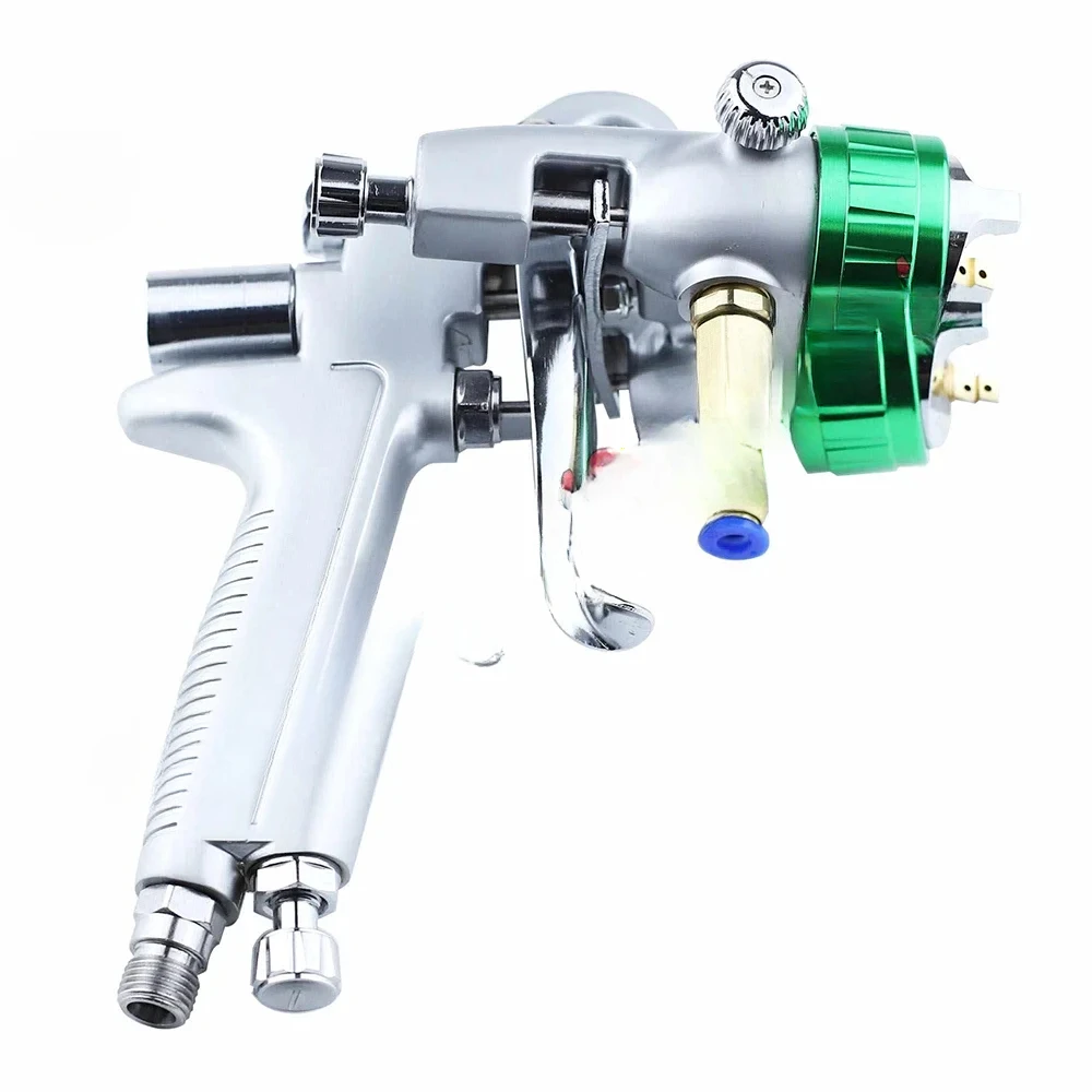 FY Professional Double Outlet Paint Gun 1.3 فوهة، مسدس رش بفوهتين برأس مزدوج، مسدس رش لتغذية الضغط