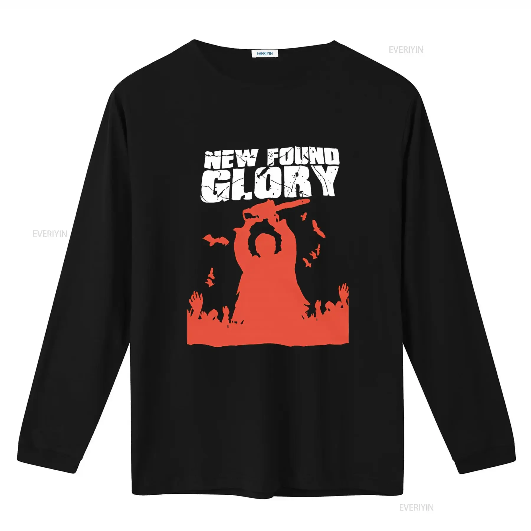 NEW FOUND GLORY Chainsaw Maniac Pop Punk Emo Band T Shirt Bold Design for Music Lovers vintage Washed streetwear Breathable