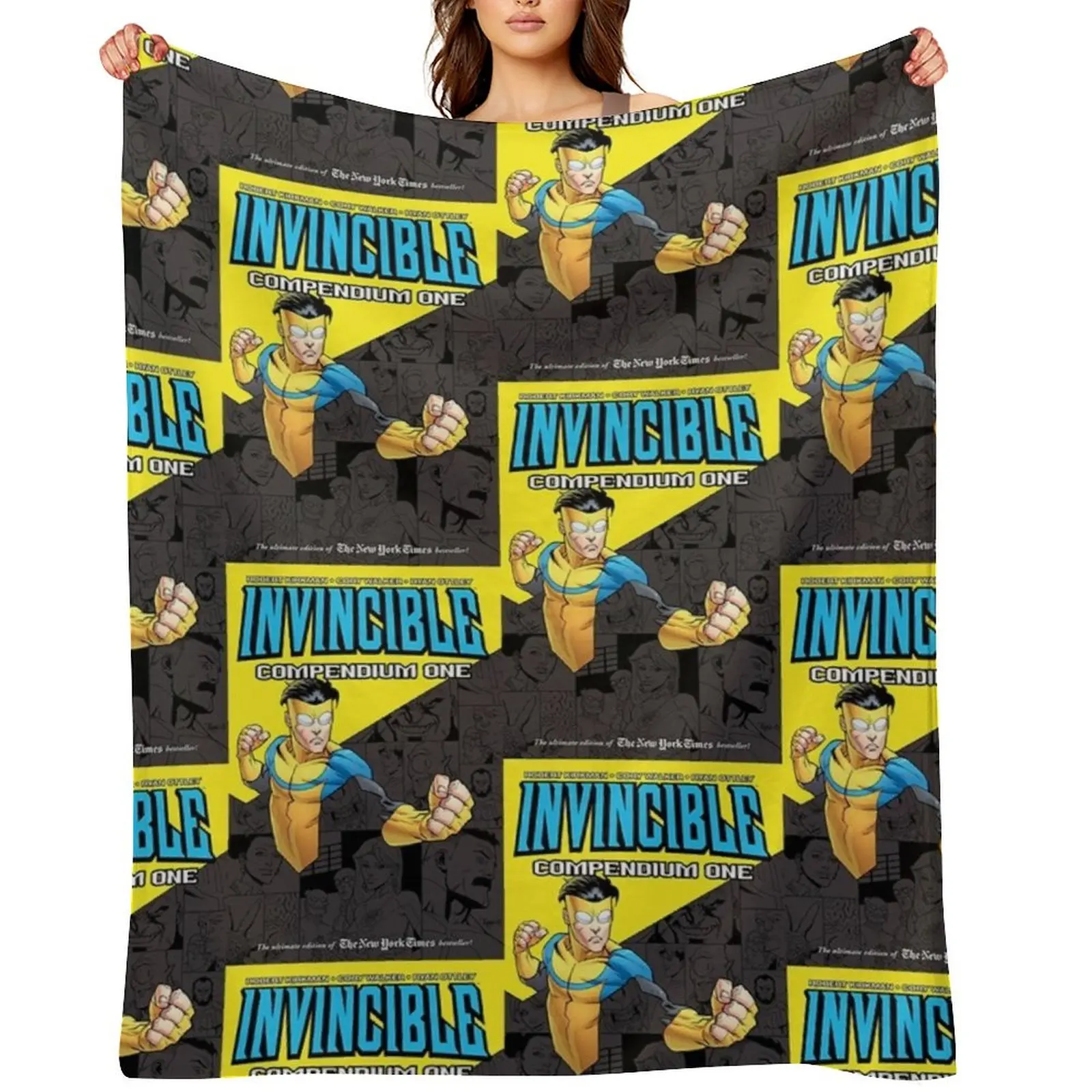 invincible cover Throw Blanket Single For Sofa Thin christmas gifts Winter beds Blankets