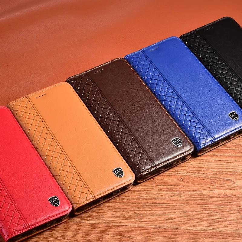 Business Genuine Leather Case For XiaoMi Mi 13 12 11 NE 12T 12X 12S 11i 11T 11X Pro Ultra Lite Dimensity Flip Cover Phone Cases