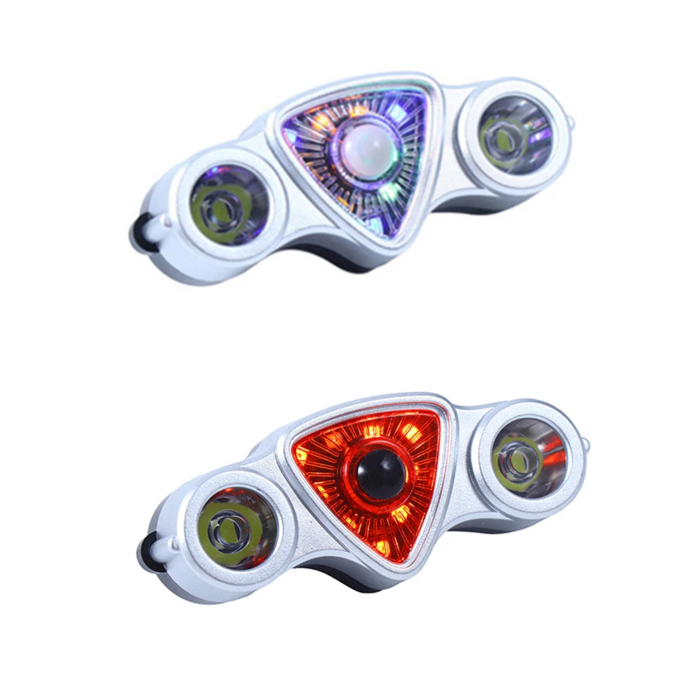 دراجة الذيل ضوء USB قابلة للشحن مقاوم للماء الخلفية الدراجة الذيل ضوء 9SMD 2LED ركوب الدراجات الذيل مصباح ملون أبيض أحمر ضوء