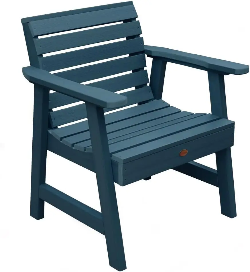 highwood Lehigh Garden Chair, Nantucket Blue balcony furniture