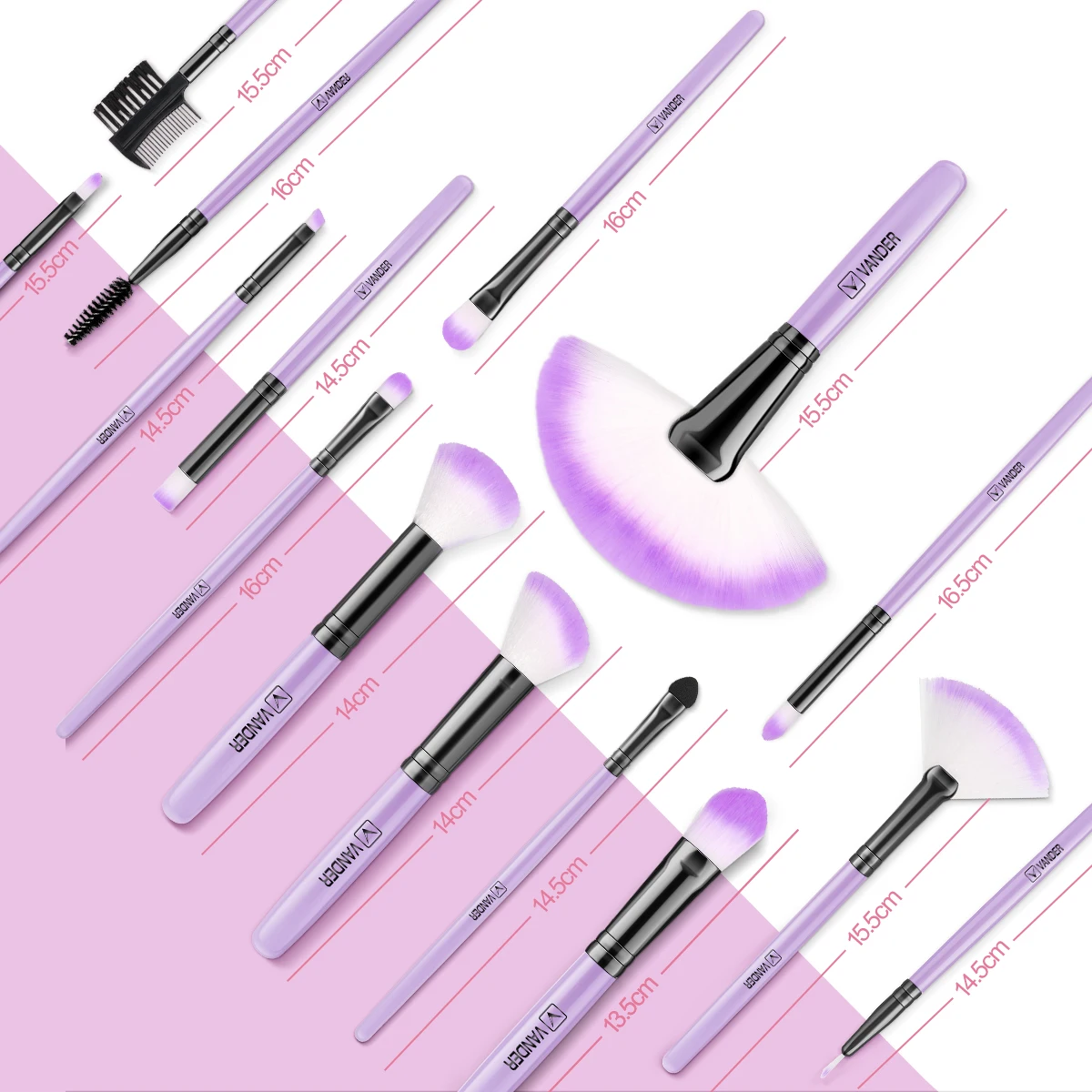 Neues 10/32-teiliges Make-up-Pinsel-Set, weiche, flauschige Pinsel für Puder, Foundation, Konturierung, Rouge, Concealer, Lidschatten, Blending, Highlighter, Beauty-Tool – Detail 4