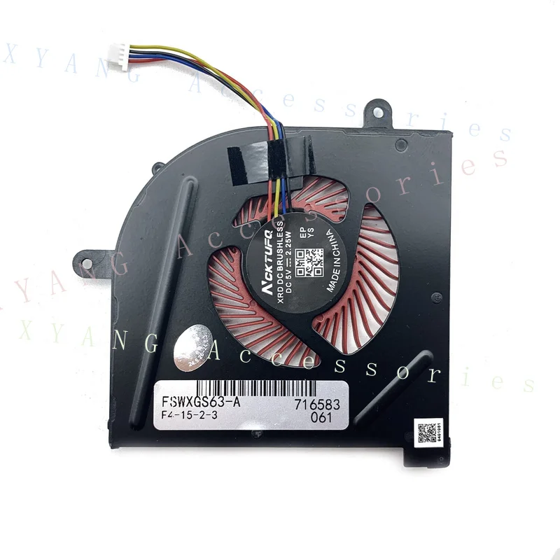 PP+ CPU & GPU Cooling Fan For MSI GS63 GS63VR GS73 GS73VR MS-16K2 BS5005HS-U2F1 U2L1