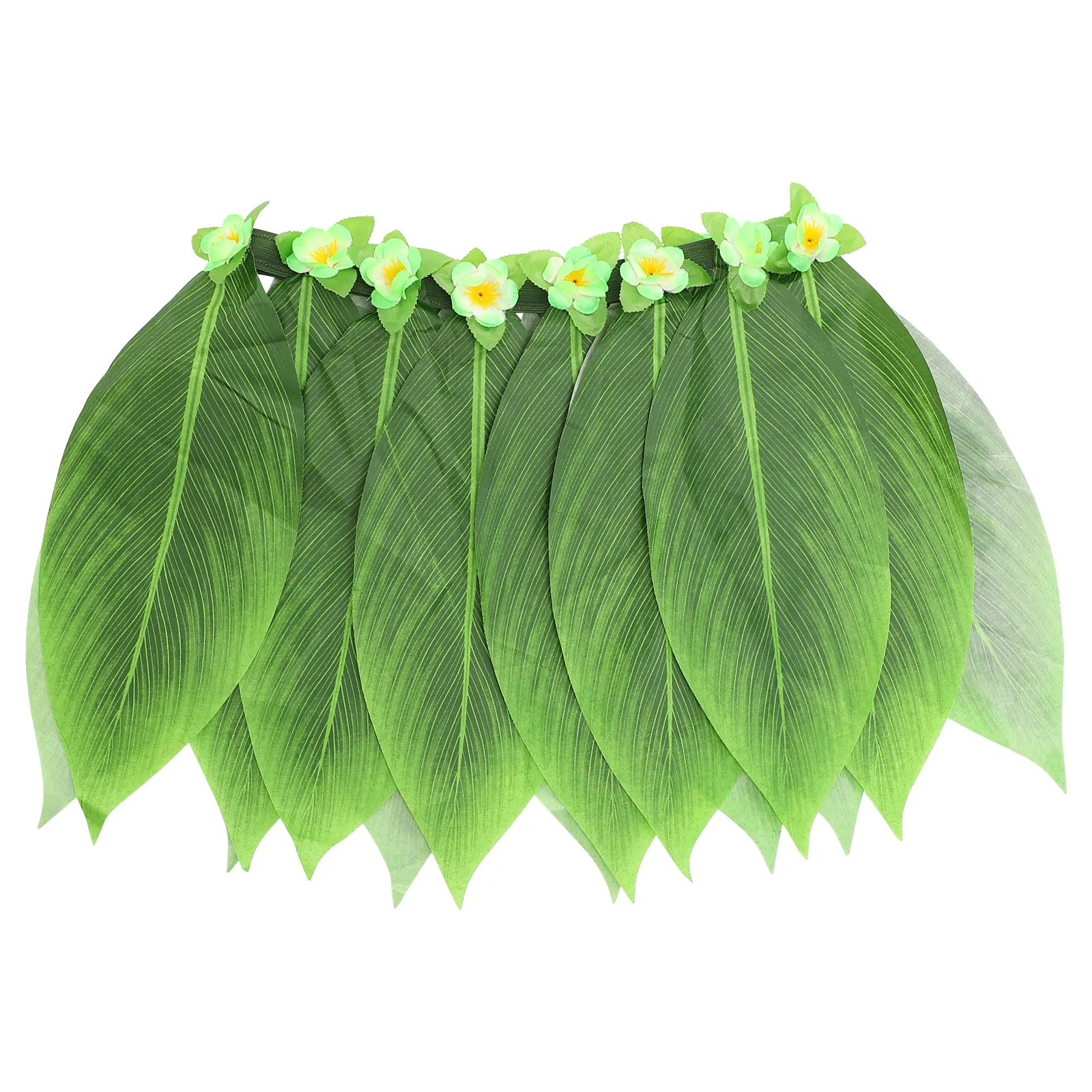 

Skirt Props Grass Costume Women Kids Elastic Band Beach Island Luau Halloween Theme Events Performance