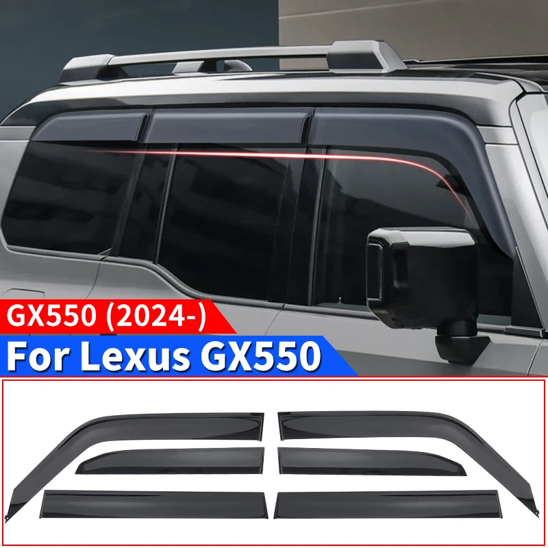 

Side window deflector,rain guard visor For Lexus GX550 GX550h 2024 Upgrade Exterior Decoration Accessories Awnings & Shelters