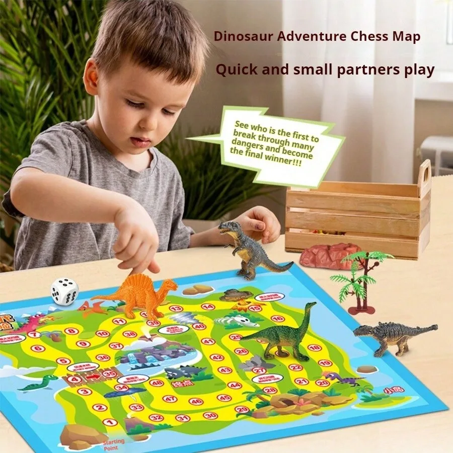 Aged 3 to 6 Years Old and Above Dinosaur Figurine Ornaments Hot-Selling DIY Giant Dinosaur Toys for Children