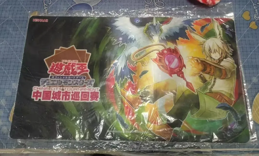 Yugioh KONAMI Duel Monsters Duel Festival Droll Lock Bird ChineseCollection Official Playmat Mat Table Play Pad