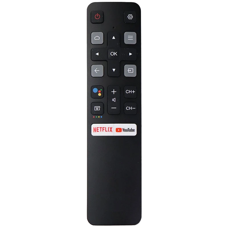 Controle remoto de voz original para TCL Android Smart TV, novo, original, RC802V, FNR1, RC802V, FUR6, 49P30FS, 65P8S, 55C715, 49S6800, 43P615