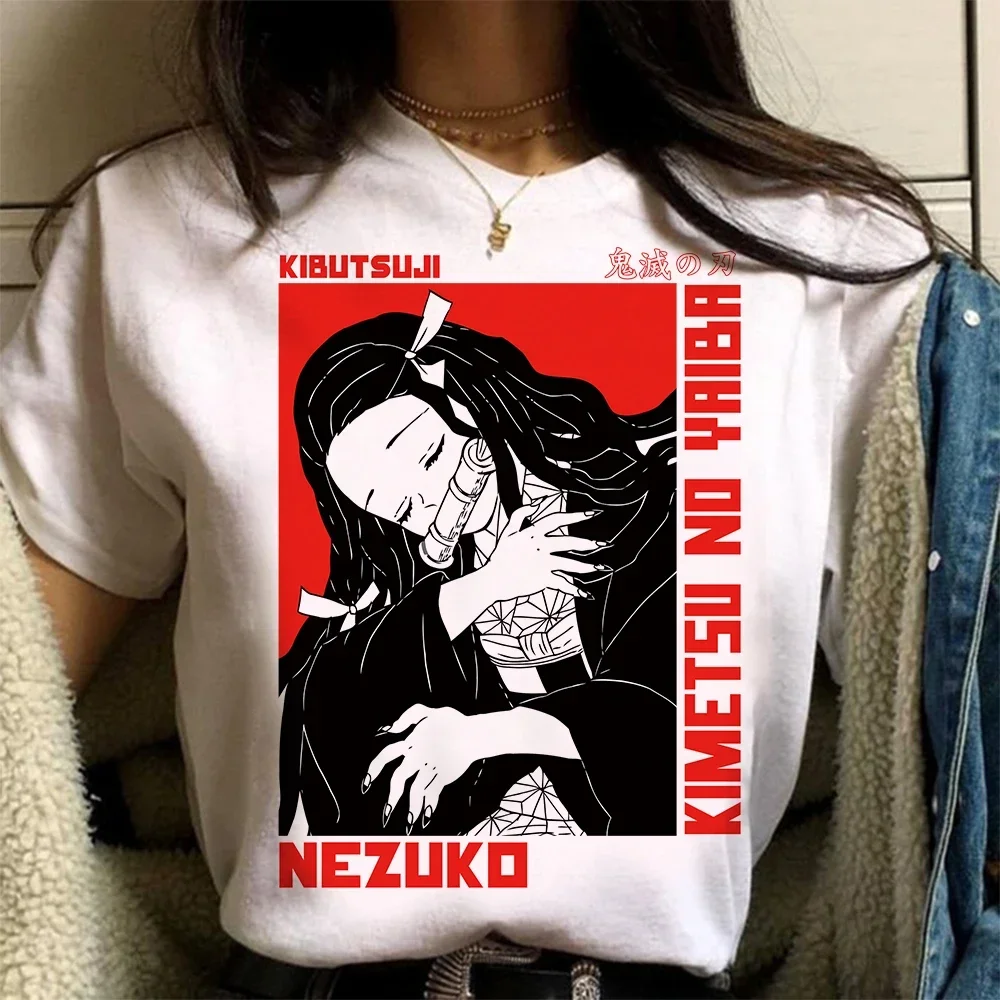 Funny Tanjirou Kamado Nezuko Kamado Demon Slayer Tshirt Unisex Shirt Men Anime T Shirt Top Tee Kawaii Novelty Short Sleeve