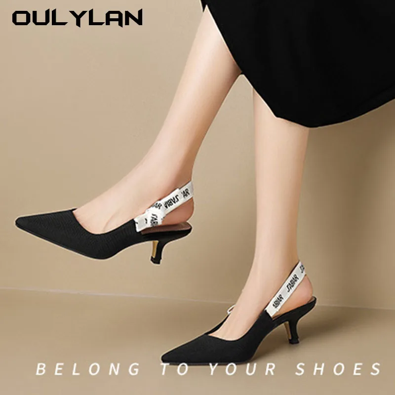 Summer New Versatile Fairy High Heels with Word Belt and Thin Heels, Design Sense, Niche Baotou High Heels