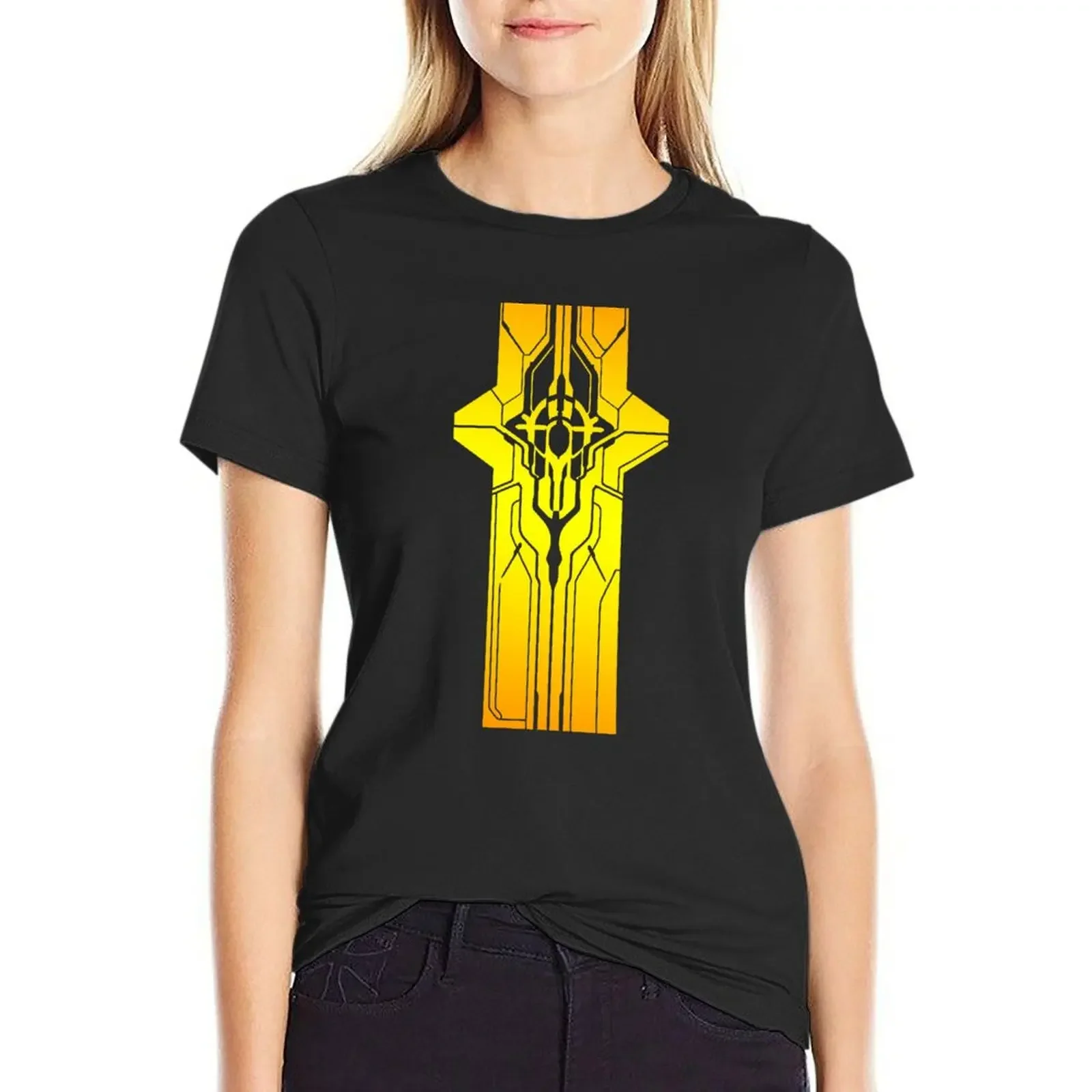 

Xenosaga Zohar Gold T-Shirt anime clothes customs design your own animal print funny rock and roll t shirts for Women