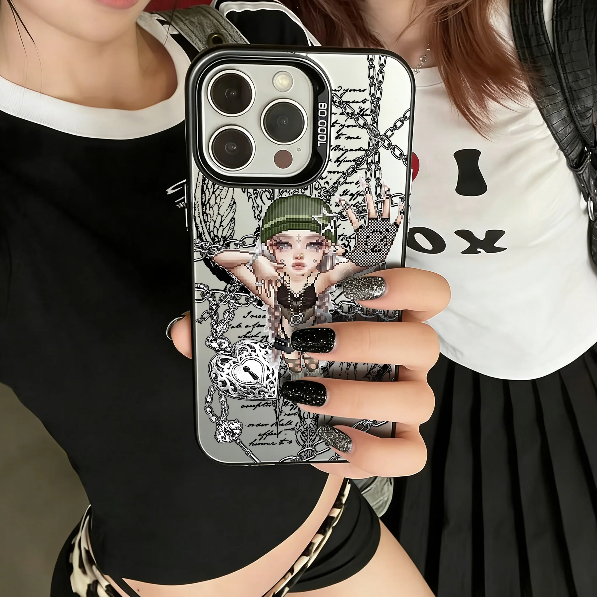 Y2K Hot Girl Phone Case for Infinix Hot Note Zero 60i 60 50 40 30 30i 20 20s 12 12i Smart 10 9 8 7 6 5 Pro Plus 4G 5G Back Cover - view 2
