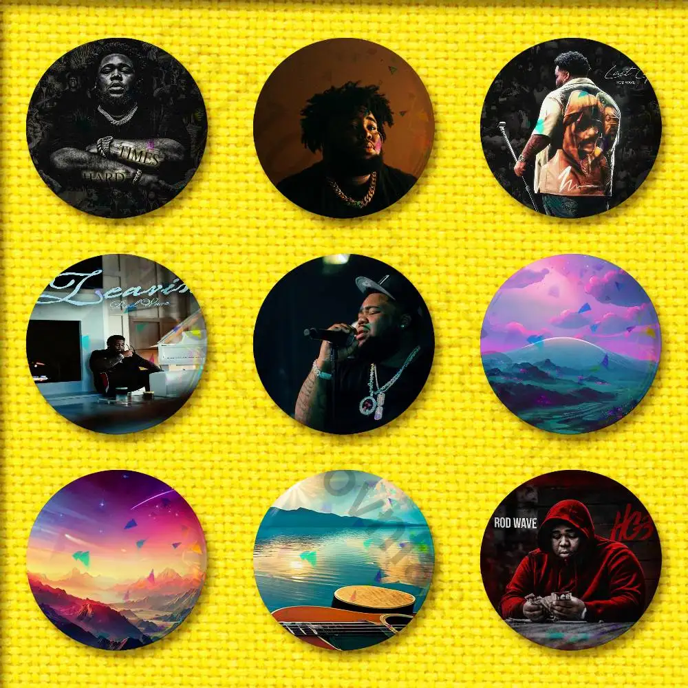 

R-Rod Wave Last Lap Nostalgia Leavin Badge 32mm 25mm 44mm 75mm 58mm Round Pin Brooch Souvenir Cosplay Gift Hat Cap Decorations