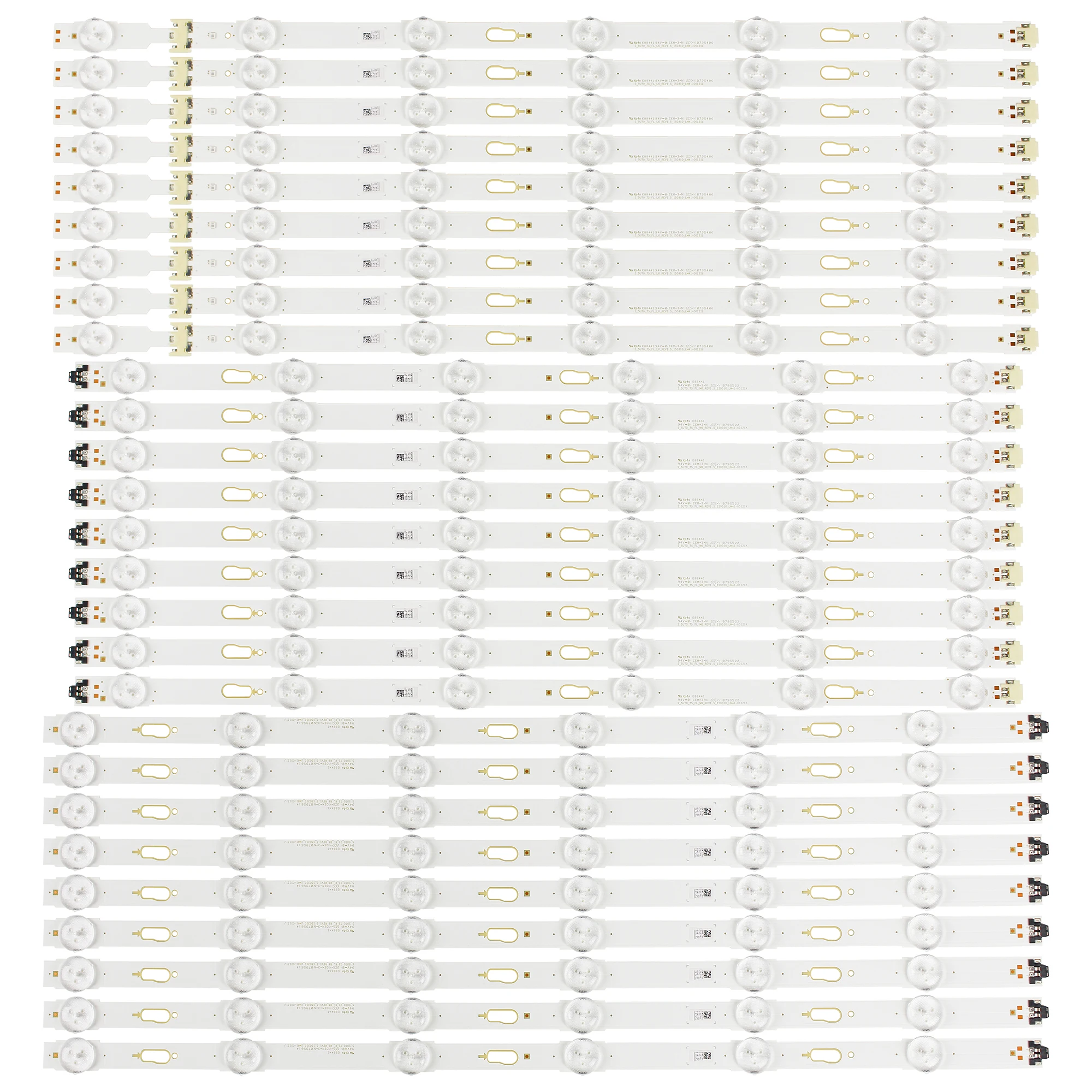 New Original LED Strip For Samsung UN75JU7100 UE75MU7000 UE75MU6198 UE75MU6179 UE75MU6175 UE75MU6172 UE75MU6170 UE75MU6125