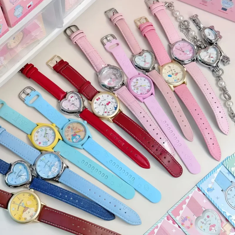 New Sanrio Characters My Room Series Watch Blind Box Cute Cartoon Wristwatch For Women Valentine'S Day Girls Gift Collectible view 3