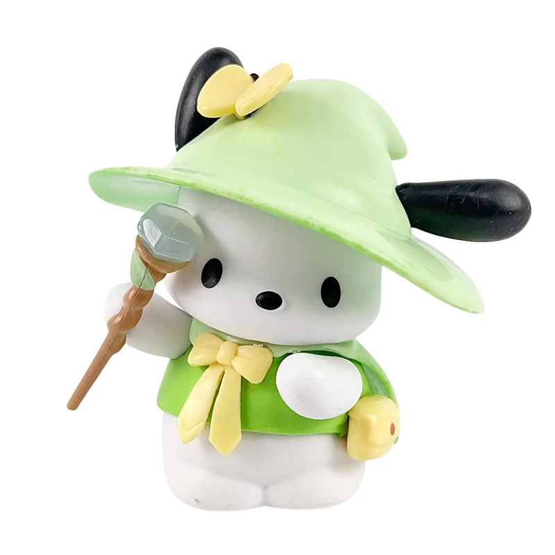 Sanrio caja ciega Kawaii Kuromi Cinnamoroll My Melody figura de acción figuras de Anime muñecas bolsa ciega juguetes para niña