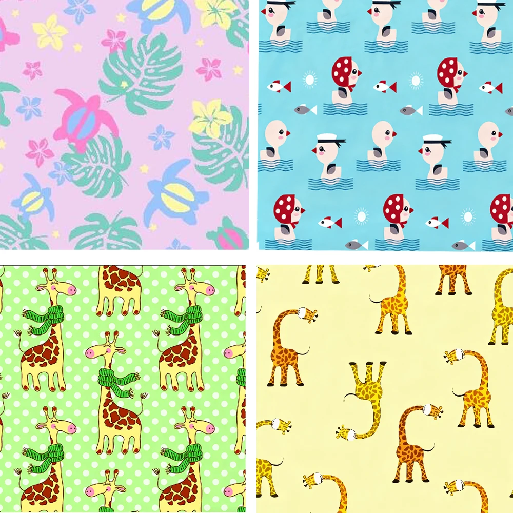 

Waterproof Cloth Handmade For Shower Curtain Tablecloth Apron Fabrics For Diaper Covers, Diaper Shells, Stacker And Caddie Bag