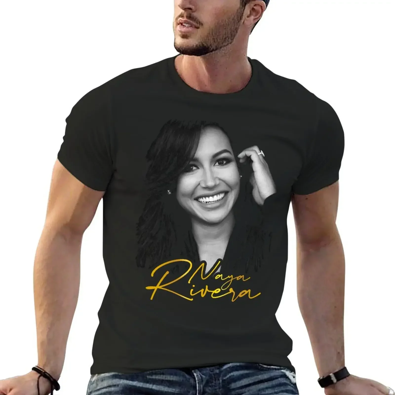 Naya Rivera Santana Lopez Glee T-Shirt plain Aesthetic clothing mens graphic t-shirts pack