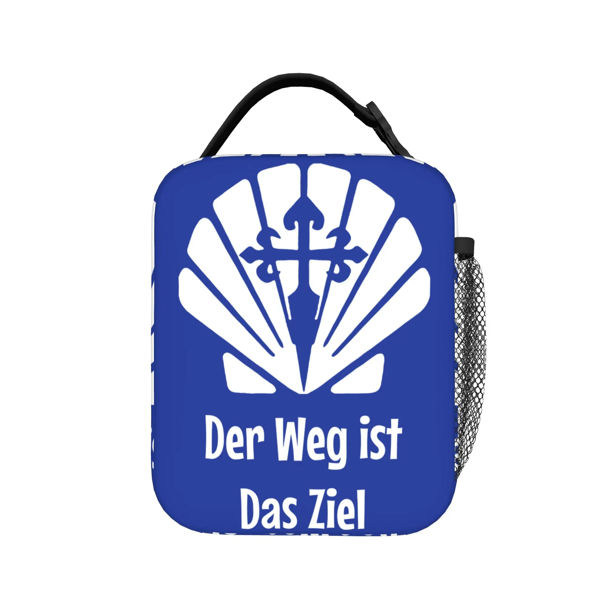 Buen Camino, Way Cross Insulated Lunch Bag Camino de Santiago Meal Container Thermal Bag Tote Lunch Box College Travel Girl Boy