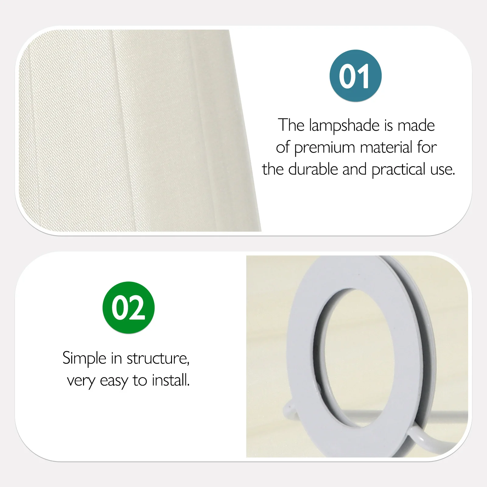 

1Pcs Lampshade Accessory Elegant Cloth Craft Light Shade Decorative Table Lamp Shade Indoor Lamp Cover Decor Home Lampshade