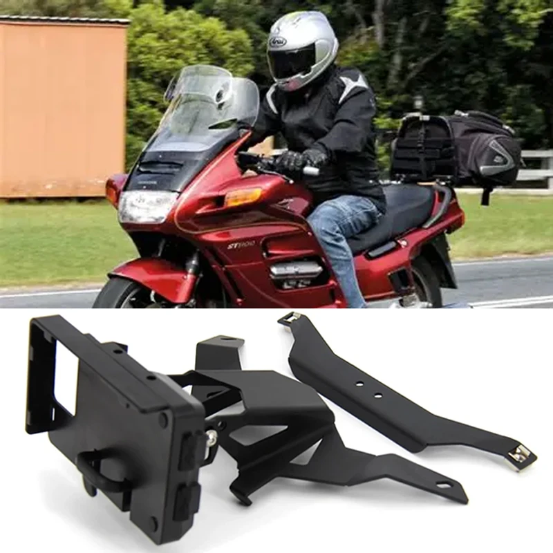 New Navigation Bracket Motorcycle honda st1100 pean GPS Navigator USB Charging Phone Holder