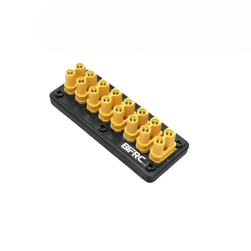 100A Load Current Power Distribution Board 8-channel XT30 Plug Output Terminals 53x19mm Mini PCB for RC Car Boat DIY Accessories