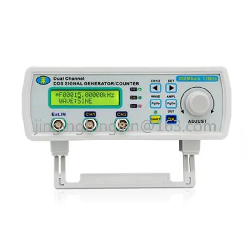 MHS5200A Full CNC DDS Dual Channel Function Arbitrary Wave Signal Source Generator Frequency Meter Counting Engineering