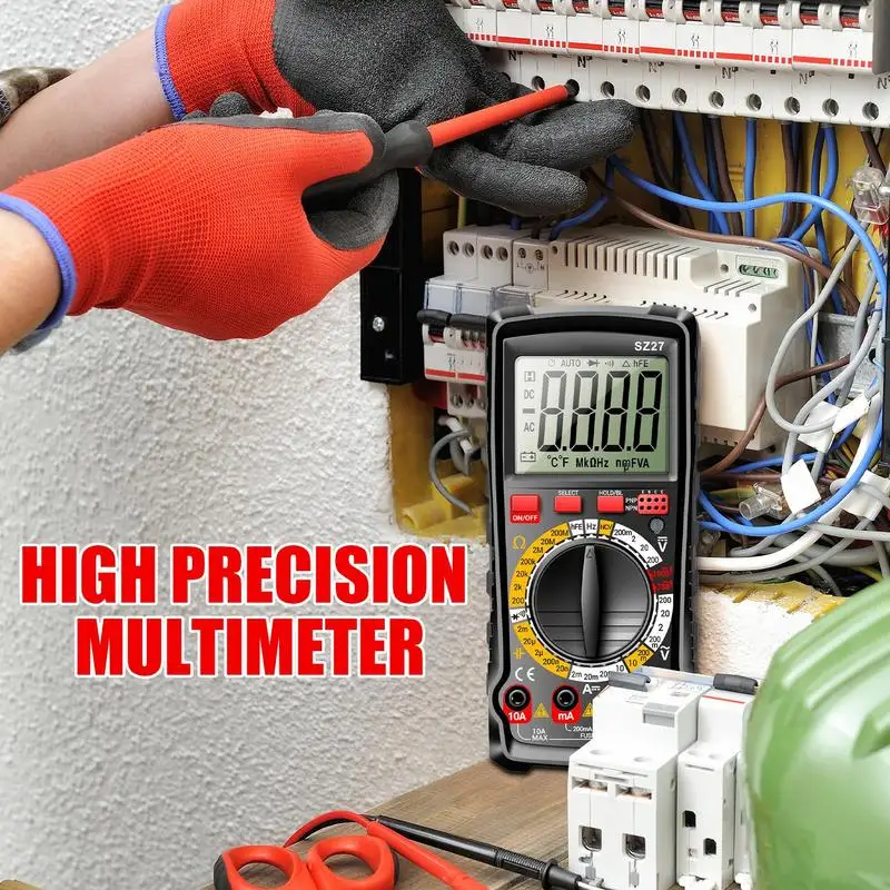 

Voltage Tester Continuity Tester Voltmeter Multimeter Professional Electrical Fuse Multimetro for Men Husband Boyfriend Grandpa