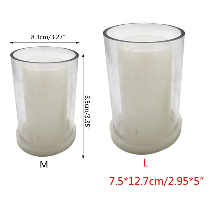 Plastic Column Making Mold for DIY Crafts Clay Bath Durable to Use Household Molds Resin Craft